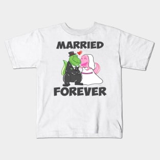 Wedding Marriage Marriage Wedding Ceremony Married Kids T-Shirt